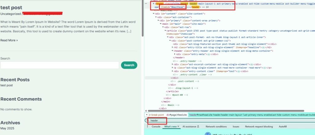 Sticky-Header-Without-Plugin