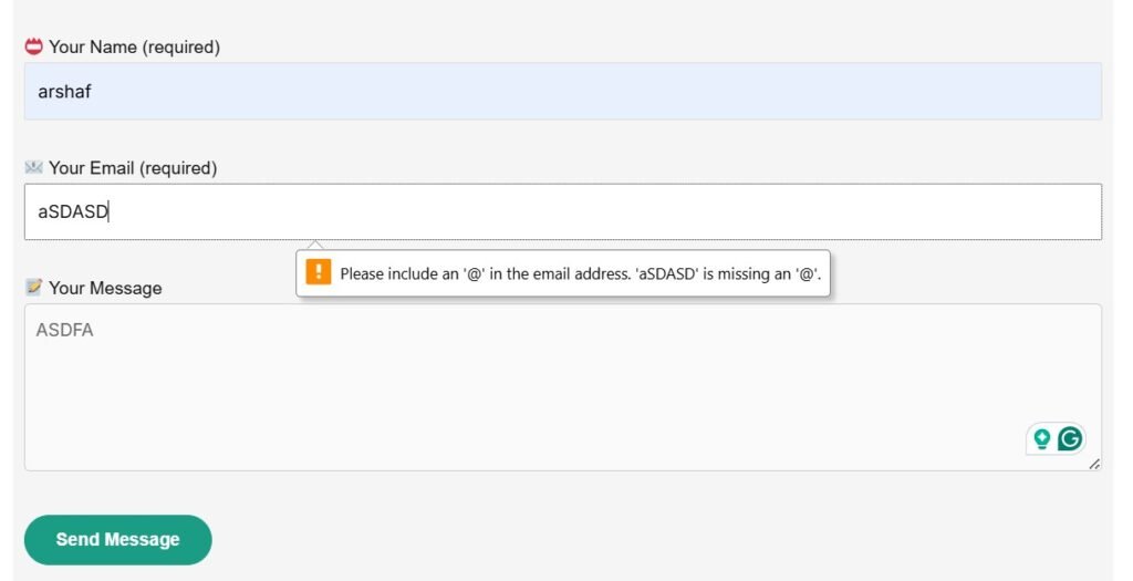 contact-form-validator-final-result